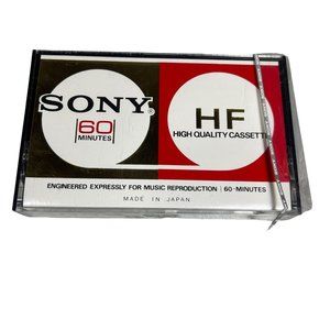 SONY High Quality 60 Min Cassette - New Without Tags